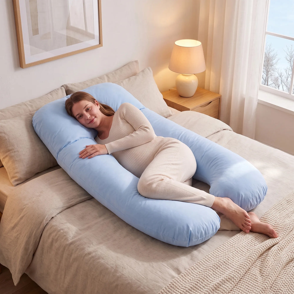 Coussin d'allaitement et de grossesse en U