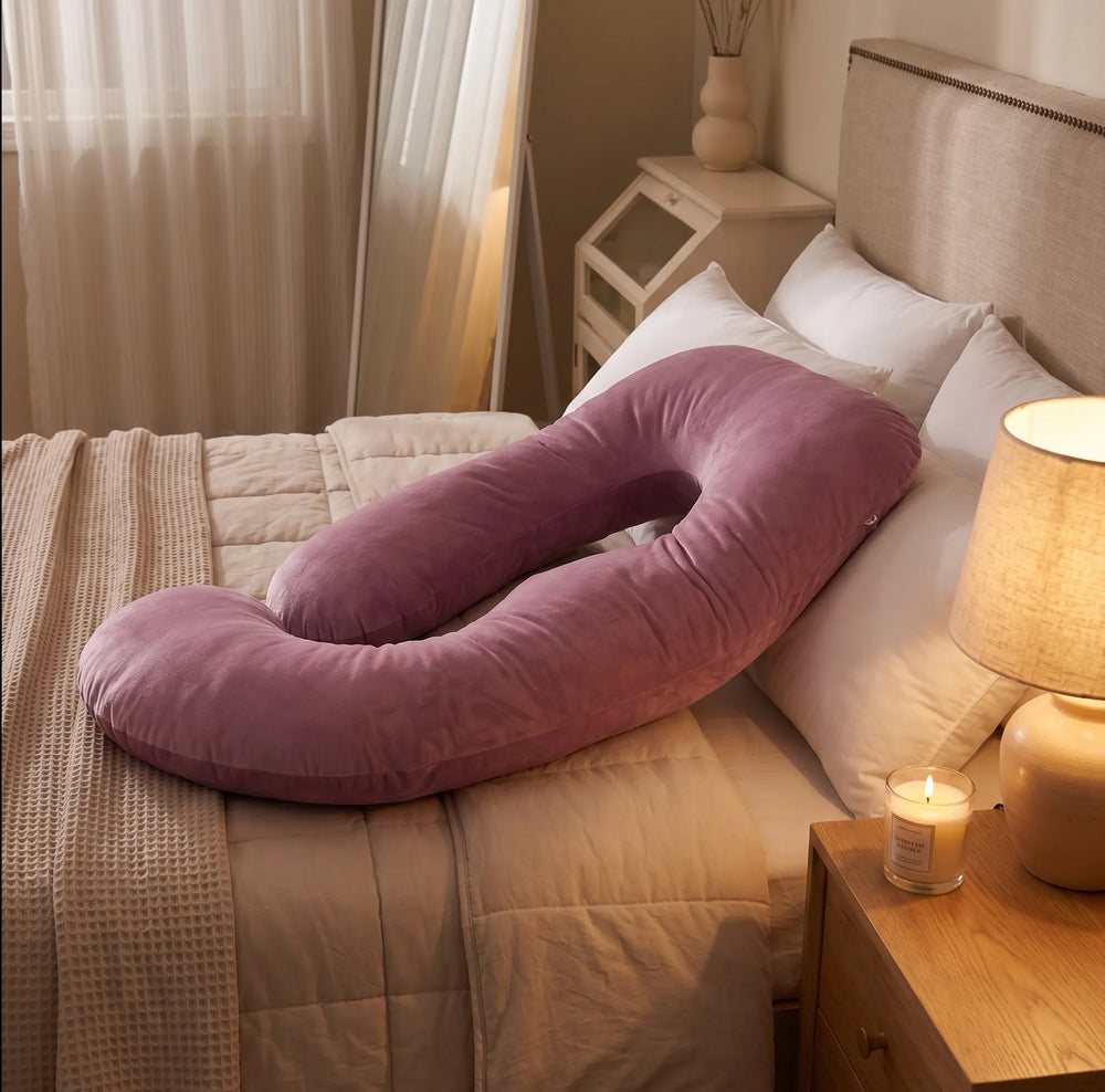 Coussin de grossesse et d'allaitement en J