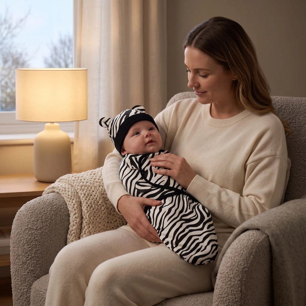 Couverture d'emmaillotage pour bébé