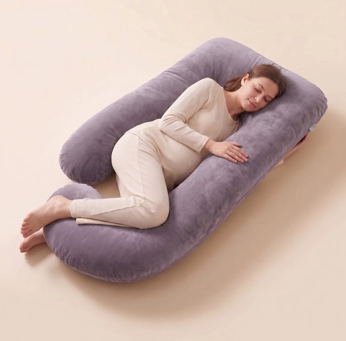 Coussin de grossesse et d'allaitement en J