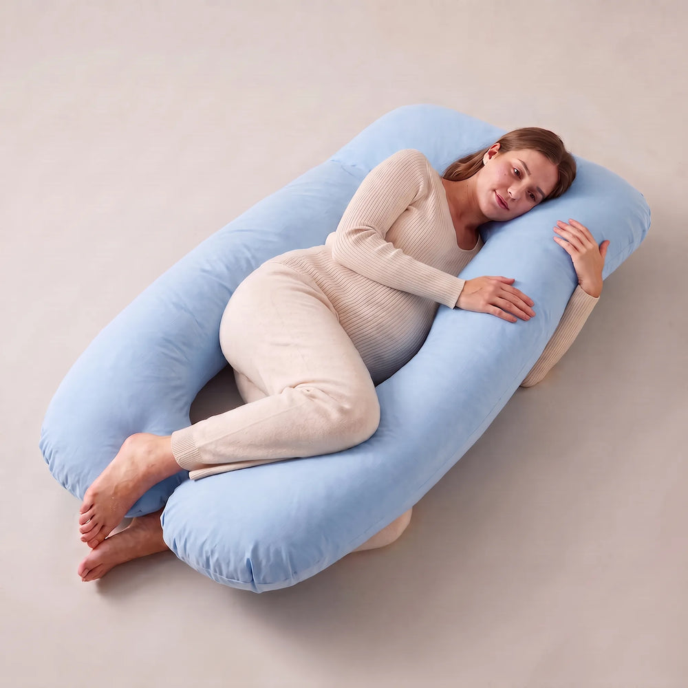 Coussin d'allaitement et de grossesse en U