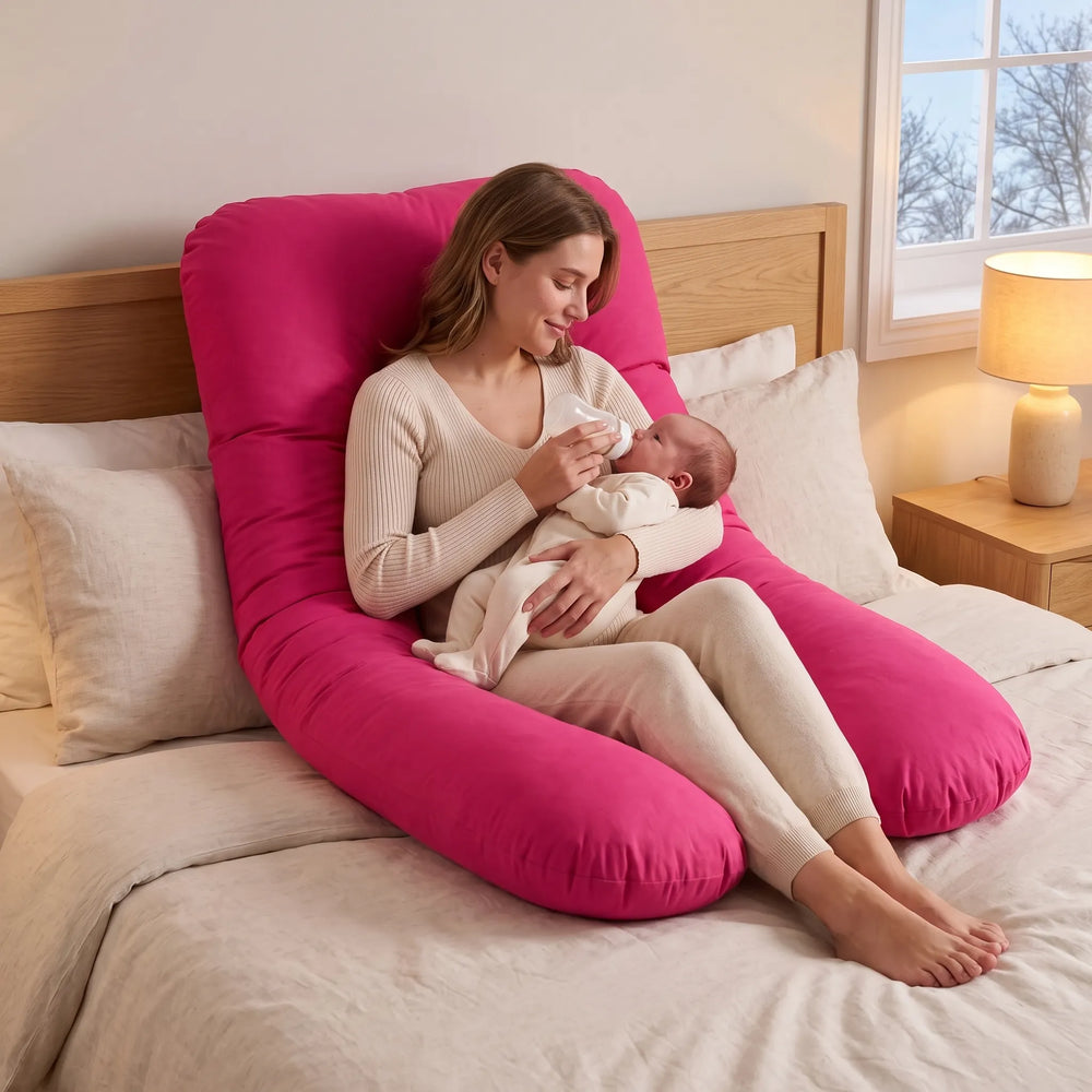 Coussin d'allaitement et de grossesse en U