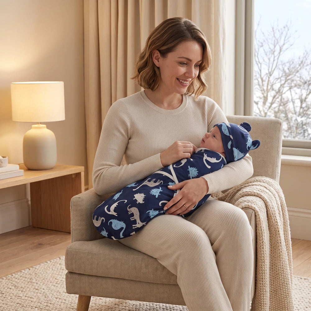Couverture d'emmaillotage pour bébé