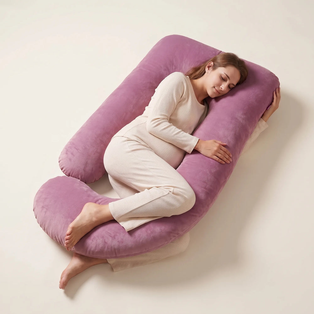Coussin de grossesse et d'allaitement en J