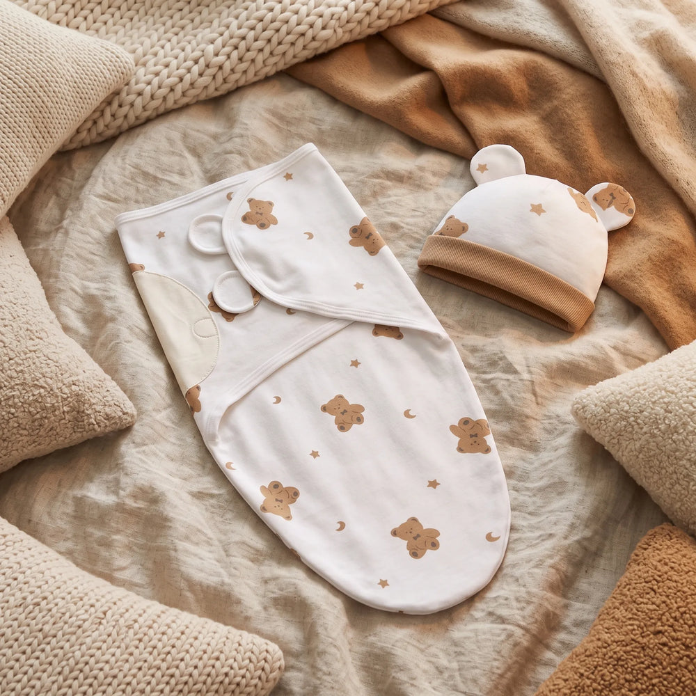 Couverture d'emmaillotage pour bébé