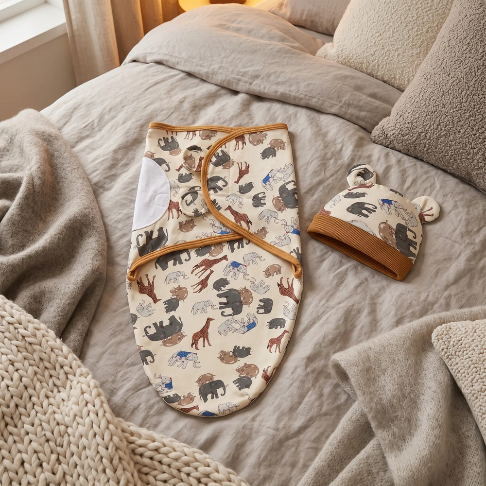 Couverture d'emmaillotage pour bébé