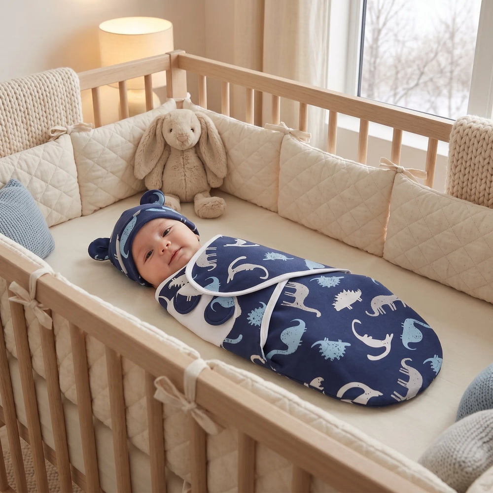 Couverture d'emmaillotage pour bébé