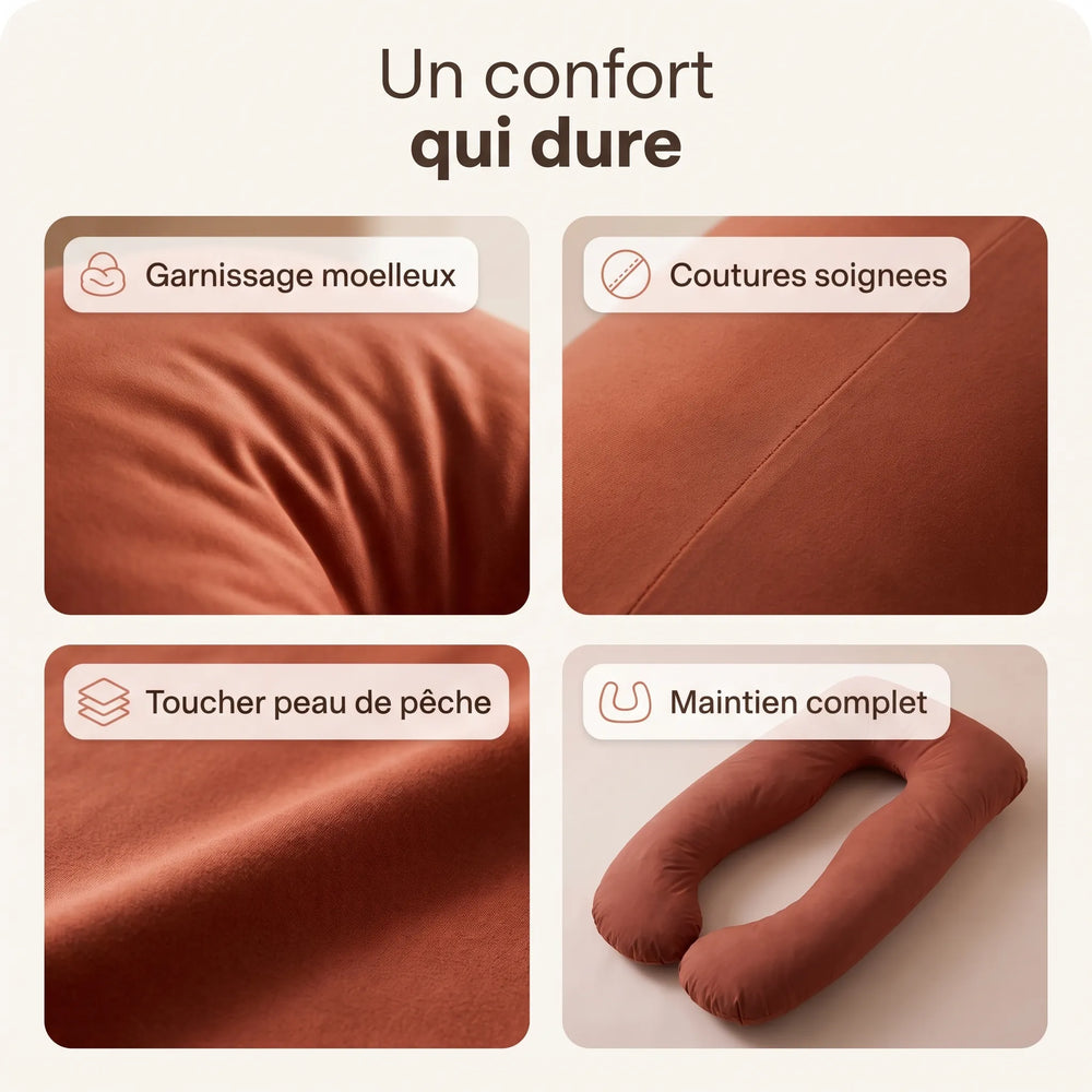 Coussin d'allaitement et de grossesse en U