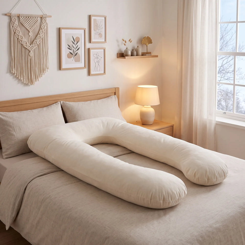 Coussin d'allaitement et de grossesse en U