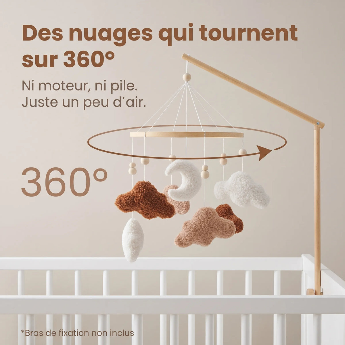 Mobile Ciel & montgolfières - Nuage tout doux