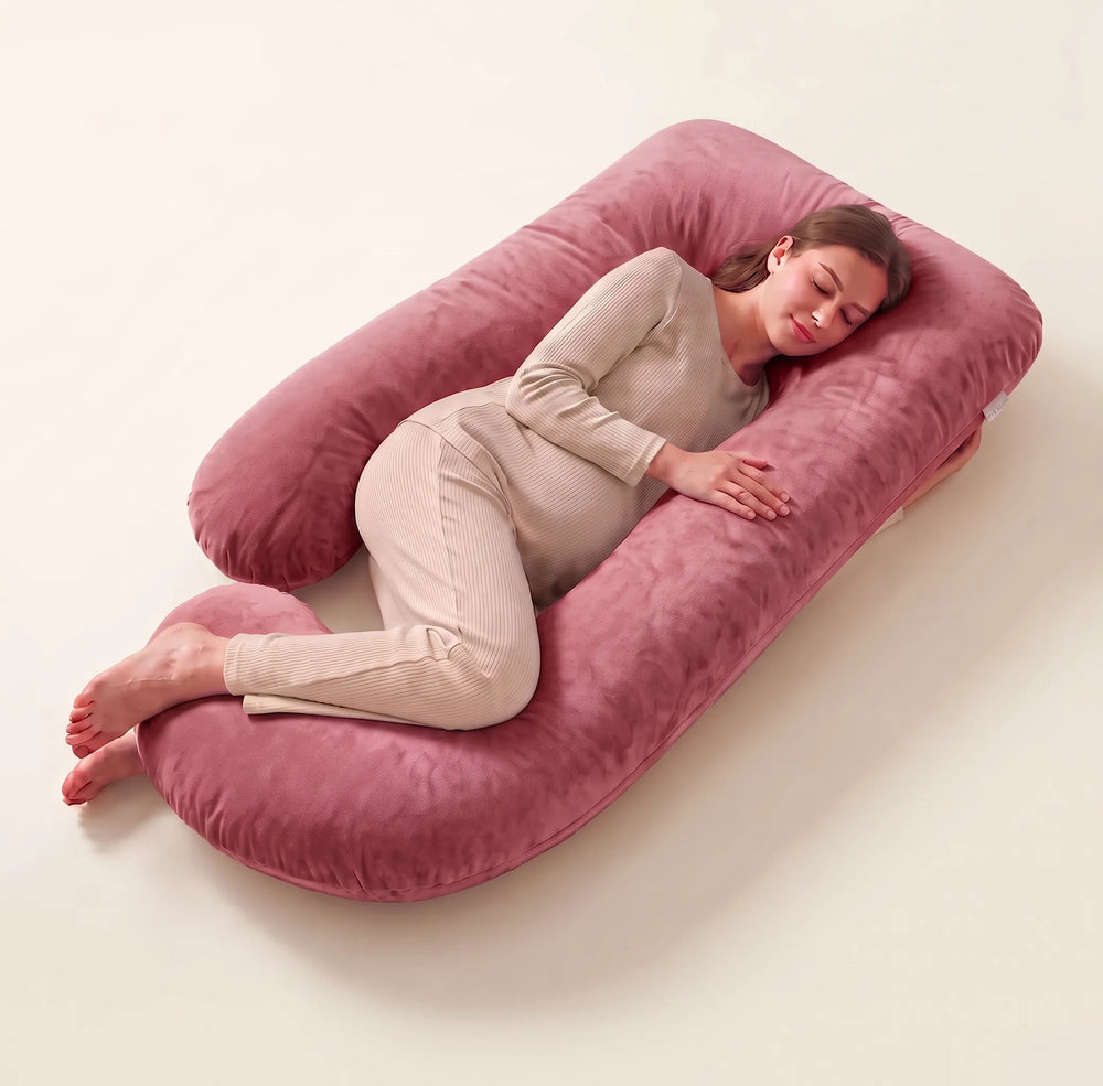 Coussin de grossesse et d'allaitement en J