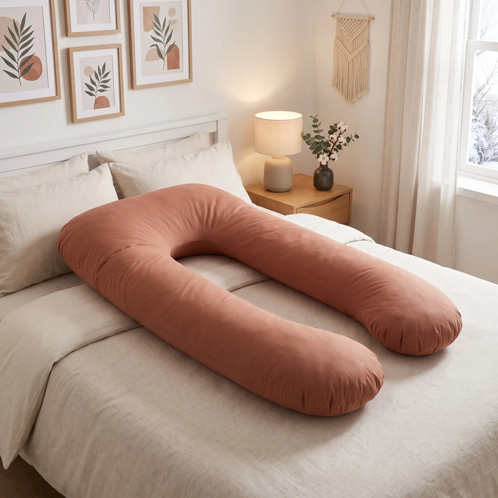 Coussin d'allaitement et de grossesse en U