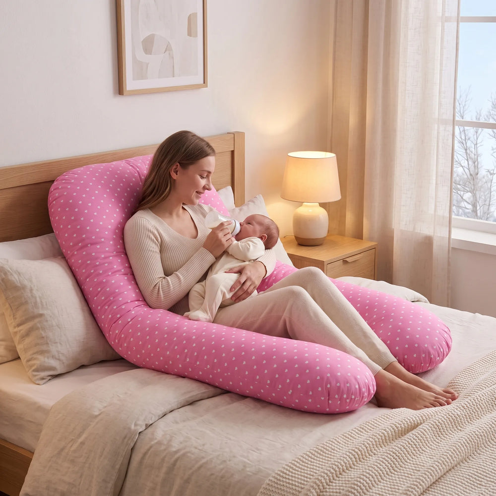 Coussin d'allaitement et de grossesse en U