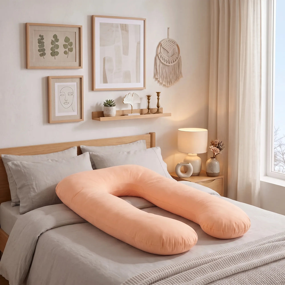 Coussin d'allaitement et de grossesse en U