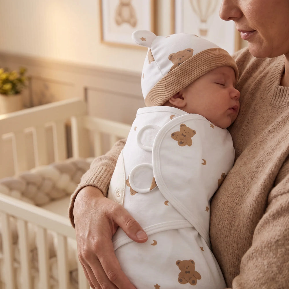 Couverture d'emmaillotage pour bébé