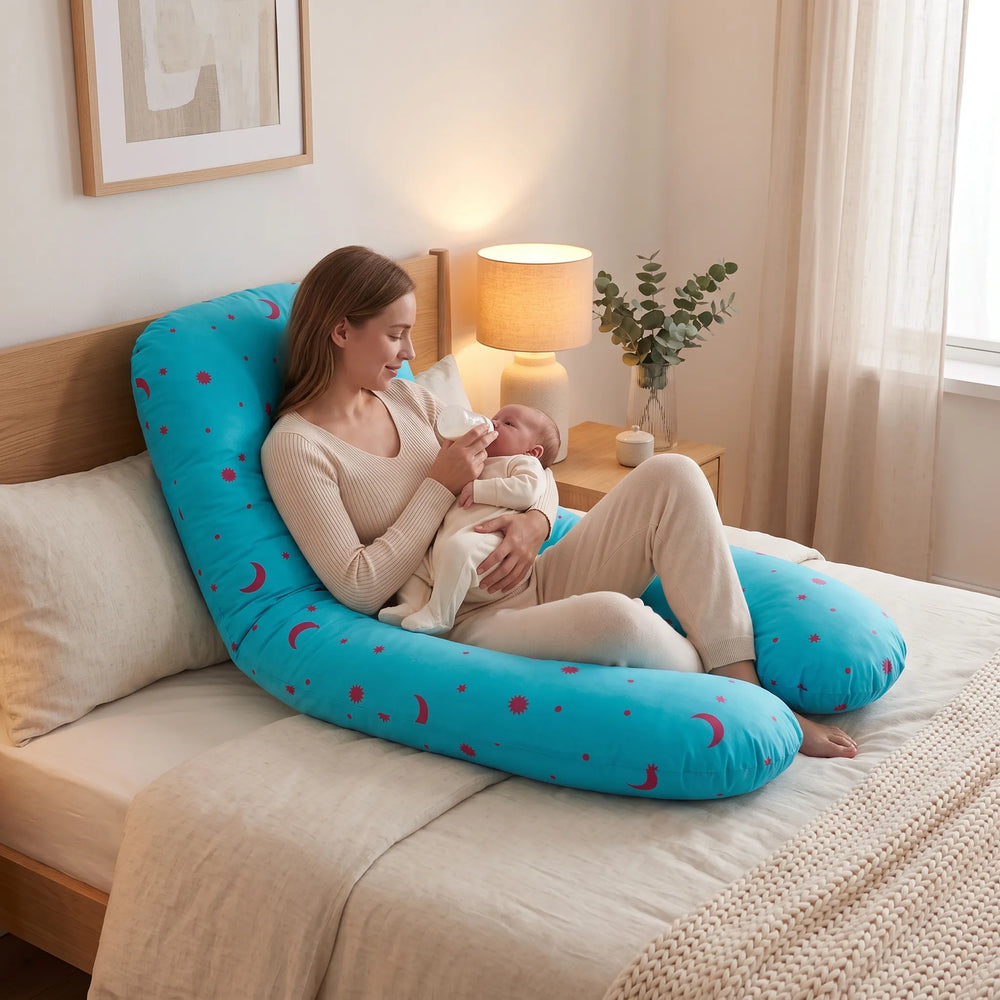 Coussin d'allaitement et de grossesse en U