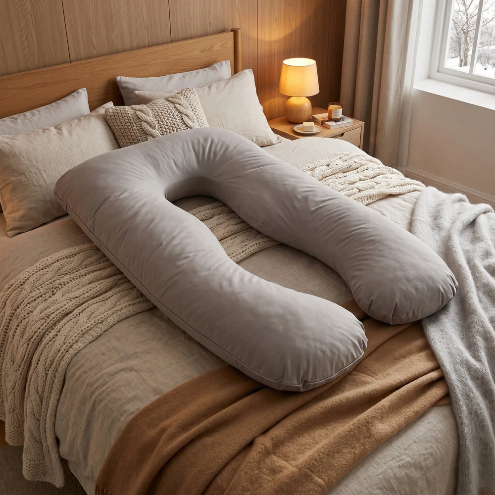 Coussin d'allaitement et de grossesse en U