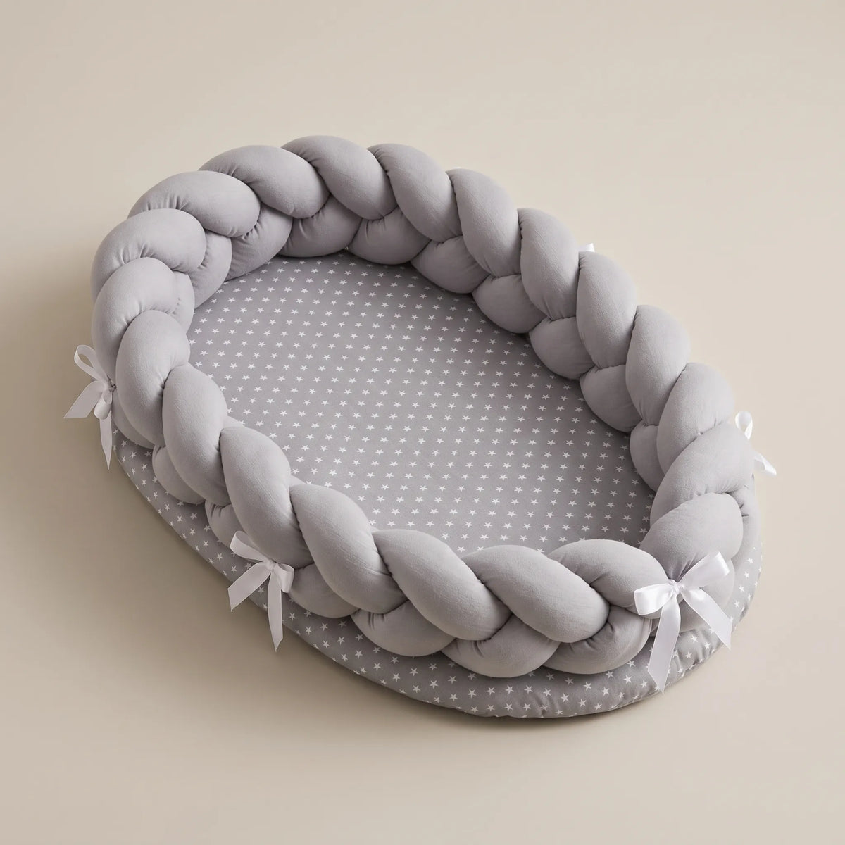 Réducteur de lit cocon pliable - Gris
