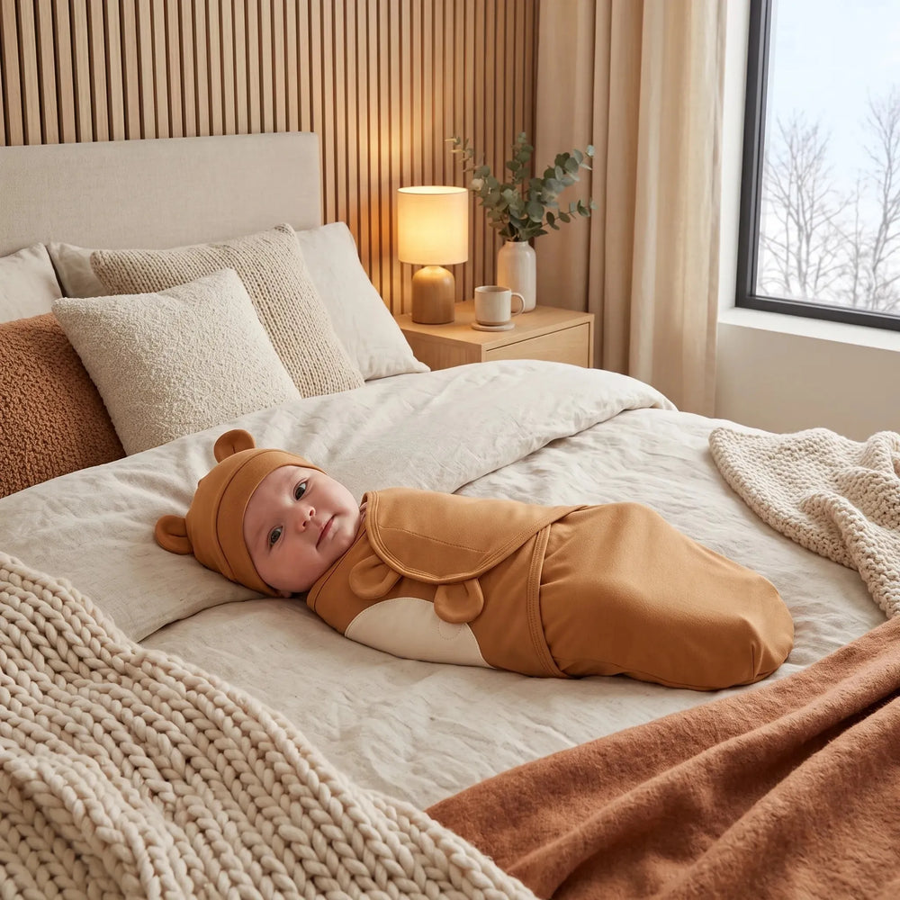 Couverture d'emmaillotage pour bébé