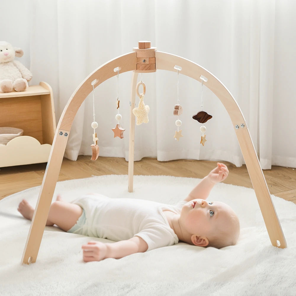 Arche d'éveil en bois pour bébé