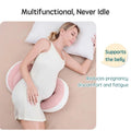 Oreiller de grossesse avec coussin lombaire