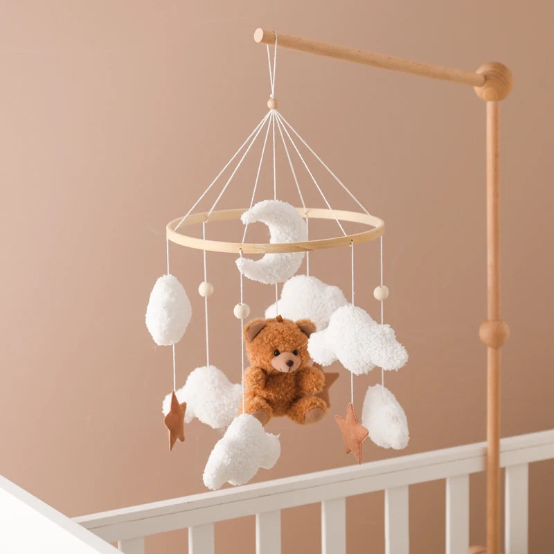 Cloche de lit ourson en feutrine