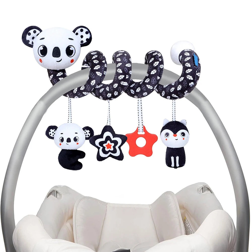 Jouet spirale d'activités pour poussette