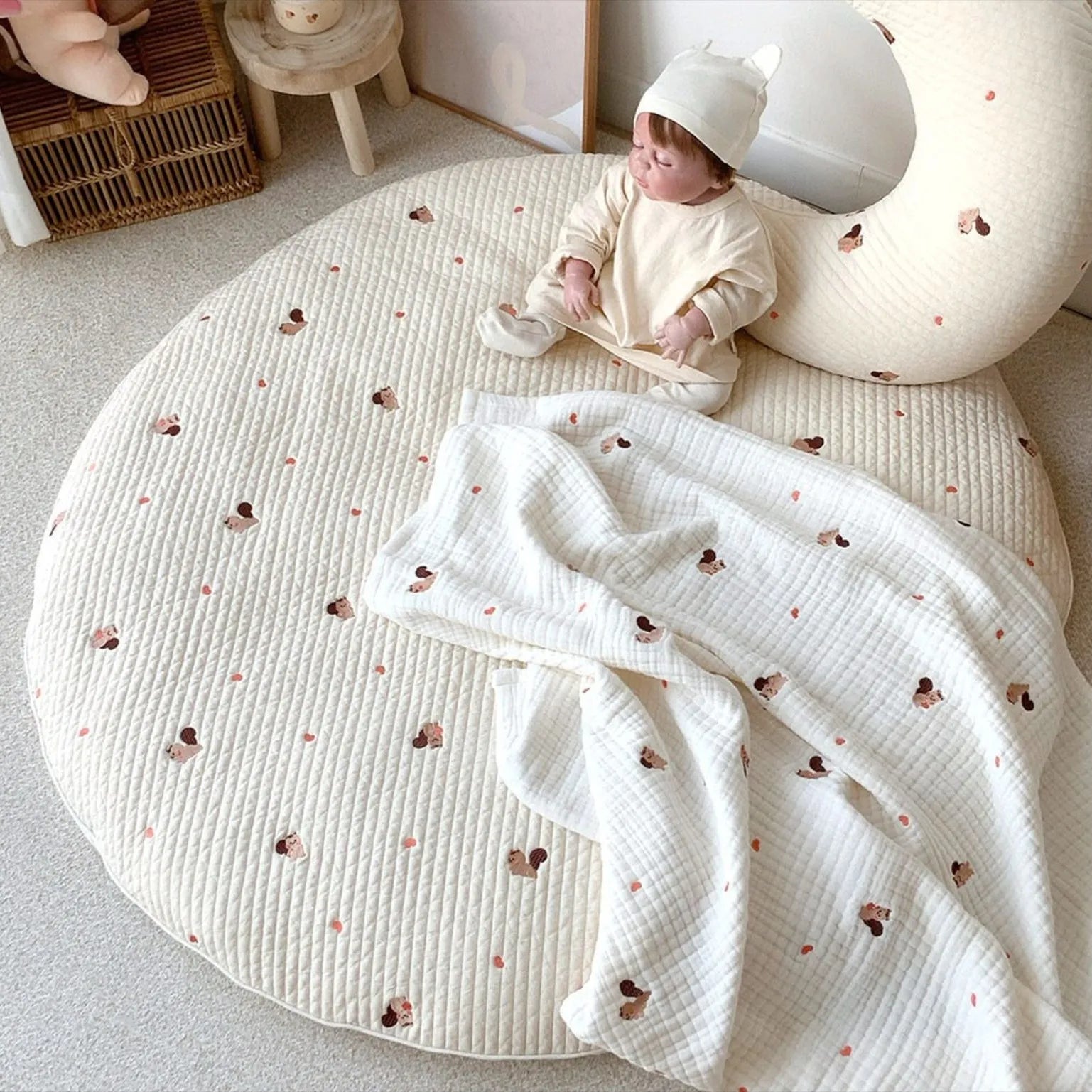 Tapis rond - motifs