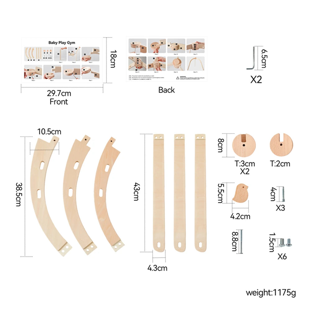 Arche d'éveil - dimensions