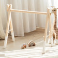 Portique d'activités en bois pour bébé